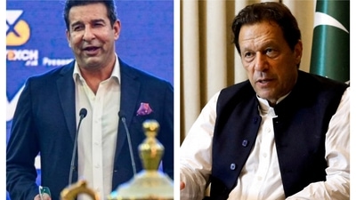 Wasim Akram and Imran Khan Wasim Akram and Imran Khan