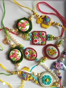 Clay Rakhi (Pinterest) Clay Rakhi (Pinterest)