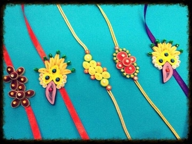 Quilted Rakhi (Pinterest) Quilted Rakhi (Pinterest)