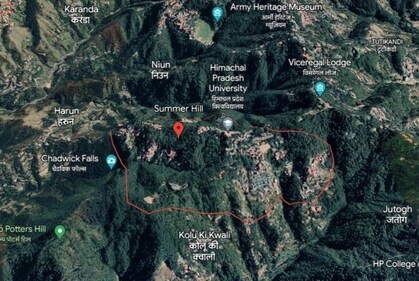 Shimla's Summer Hill area.
