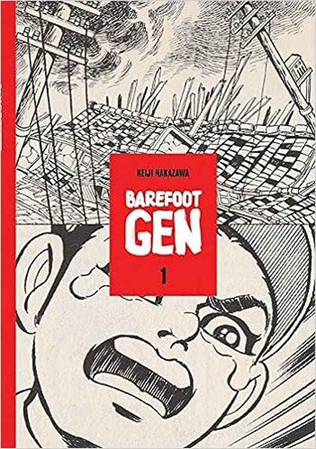“But perhaps the most shocking depiction appeared in the 1983 animated film, Barefoot Gen. Nakazawa Keiji was all but six and on his way to school when the bomb was detonated on Hiroshima. On becoming a manga artist, Nakazawa drew from his own experiences as a young boy growing up in the city. “ (Amazon) “But perhaps the most shocking depiction appeared in the 1983 animated film, Barefoot Gen. Nakazawa Keiji was all but six and on his way to school when the bomb was detonated on Hiroshima. On becoming a manga artist, Nakazawa drew from his own experiences as a young boy growing up in the city. “ (Amazon)