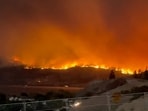 A general view of the wildfire in Kelowna, British Columbia, Canada, 