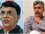 (L) Pawan Khera. (R) Sandeep Dikshit