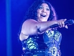 Lizzo plays at Orange Stage at the Roskilde festival, in Roskilde , Denmark on Saturday July 1. 2023 (Photo: Helle Arensbak/Ritzau Scanpix) 