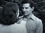 Bradley Cooper as Leonard Bernstein in the film Maestro. 