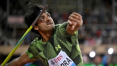 Neeraj Chopra in action during the Lausanne Diamond League (AFP) Neeraj Chopra in action during the Lausanne Diamond League (AFP)
