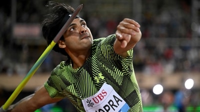 India's Neeraj Chopra in action. (AFP) India's Neeraj Chopra in action. (AFP)