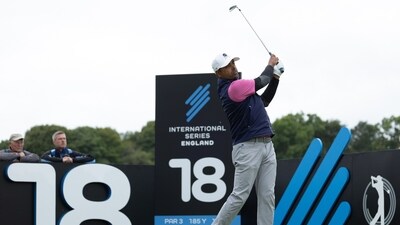 Anirban Lahiri on Day Two of the $2m International Series in Newcastle on Friday. (Paul Lakatos/Asian Tour) Anirban Lahiri on Day Two of the $2m International Series in Newcastle on Friday. (Paul Lakatos/Asian Tour)