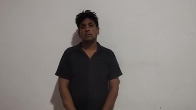 Kaleem Ahmed was arrested on Thursday for allegedly having links with Pakistan's intelligence agency ISI. (ANI/Twitter) Kaleem Ahmed was arrested on Thursday for allegedly having links with Pakistan's intelligence agency ISI. (ANI/Twitter)