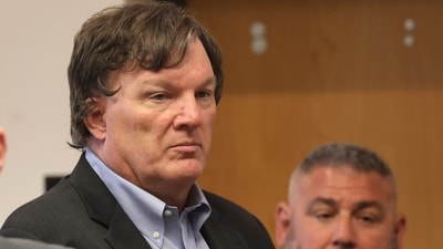 Rex A. Heuermann, the architect accused of murdering at least three women near Long Island’s Gilgo Beach, appears before Judge Timothy P. Mazzei in Suffolk County Court, Tuesday, Aug. 1, 2023, in Riverhead, N.Y. (AP) Rex A. Heuermann, the architect accused of murdering at least three women near Long Island’s Gilgo Beach, appears before Judge Timothy P. Mazzei in Suffolk County Court, Tuesday, Aug. 1, 2023, in Riverhead, N.Y. (AP)