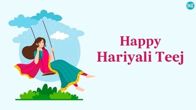 Happy Hariyali Teej 2023: Best SMS, WhatsApp messages, quotes, wishes, Facebook status to greet family and friends. (HT photo) Happy Hariyali Teej 2023: Best SMS, WhatsApp messages, quotes, wishes, Facebook status to greet family and friends. (HT photo)