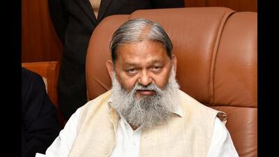 Haryana home minister Anil Vij has written to the chief minister, proposing that the upcoming domestic airport in Ambala Cantonment be named after Goddess Amba. (HT File Photo)