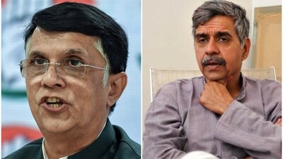 (L) Pawan Khera. (R) Sandeep Dikshit (ANI) (L) Pawan Khera. (R) Sandeep Dikshit (ANI)