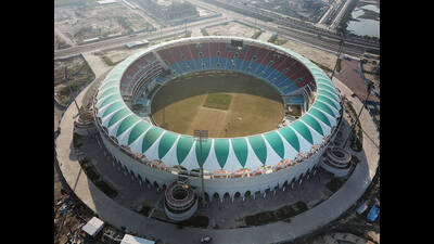 Lucknow’s Ekana Stadium will house Lucknow Super Giants cricket academy. (HT File Photo) Lucknow’s Ekana Stadium will house Lucknow Super Giants cricket academy. (HT File Photo)