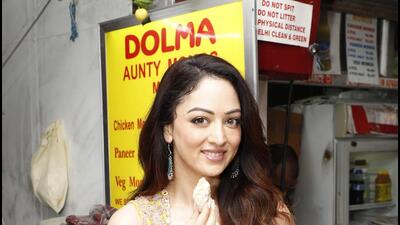 Sandeepa Dhar went on a shopping spree at Delhi’s Janpath market Sandeepa Dhar went on a shopping spree at Delhi’s Janpath market