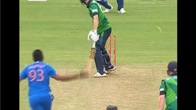 Jasprit Bumrah cleaned up Andrew Balbirnie Jasprit Bumrah cleaned up Andrew Balbirnie