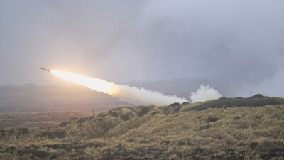 A view of the M142 HIMARS rocket (high mobility artillery rocket system) (REUTERS)
