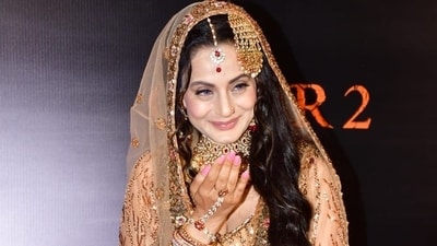Ameesha Patel plays Sakeena in Gadar 2. Ameesha Patel plays Sakeena in Gadar 2.