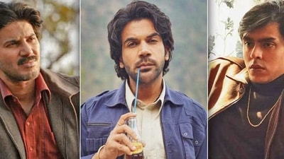 Dulquer Salmaan, Rajkummar Rao and Adarsh Gourav in Guns & Gulaabs Dulquer Salmaan, Rajkummar Rao and Adarsh Gourav in Guns & Gulaabs