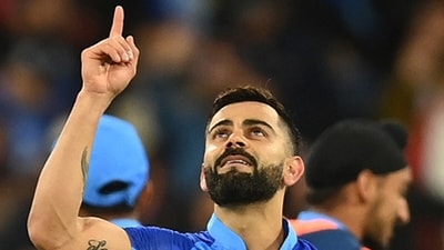Virat Kohli called the knock against Pakistan at last year's T20 World Cup the greatest innings of his career. (Getty) Virat Kohli called the knock against Pakistan at last year's T20 World Cup the greatest innings of his career. (Getty)