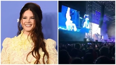 Lana Del Rey performed in Mexico for the third time in her career. Lana Del Rey performed in Mexico for the third time in her career.