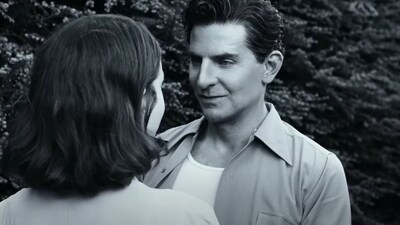Bradley Cooper as Leonard Bernstein in the film Maestro. Bradley Cooper as Leonard Bernstein in the film Maestro.