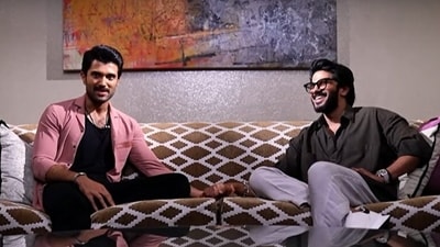 Vijay Deverakonda and Dulquer Salmaan Vijay Deverakonda and Dulquer Salmaan