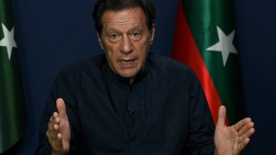 Former Pakistan's Prime Minister Imran Khan. (AFP)