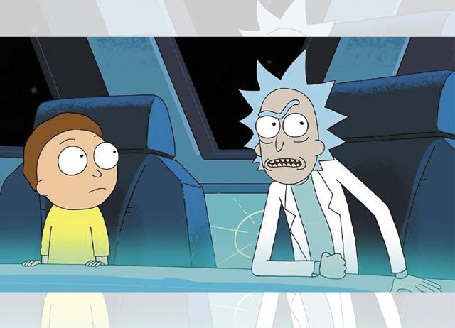 In Rick & Morty (2013-) too, the two are quite similar, though their age gap is huge. In Rick & Morty (2013-) too, the two are quite similar, though their age gap is huge.