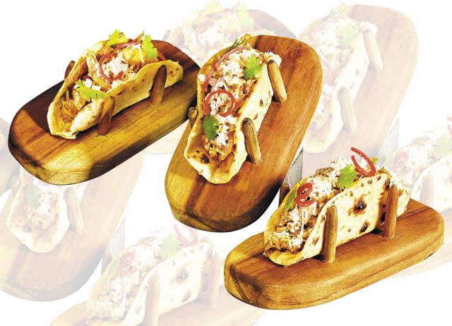 Chef Manish Mehrotra’s pulled kathal tacos. Chef Manish Mehrotra’s pulled kathal tacos.
