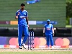 Arshdeep Singh, of India during the West Indies T20I series