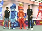 The two mascots for ICC ODI World Cup 2023 The two mascots for ICC ODI World Cup 2023