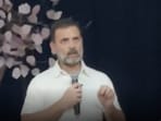 Screengrab of video clip where Rahul Gandhi launched attacked at RSS Screengrab of video clip where Rahul Gandhi launched attacked at RSS