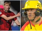 Tom Kohler-Cadmore wears a Q-collar during a clash at The Hundred 2023.