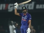 Ruturaj Gaikwad in action for Team India Ruturaj Gaikwad in action for Team India