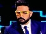 Saiyami Kher and Abhishek Bachchan on Kaun Banega Crorepati. Saiyami Kher and Abhishek Bachchan on Kaun Banega Crorepati.