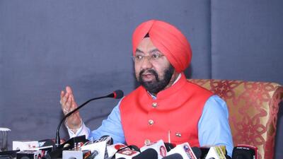 AAP Rajya Sabha MP Vikramjit Singh Sahney said more than 2,000 jobs have already been created after skilling youngsters at the skill development centres. (HT Photo)