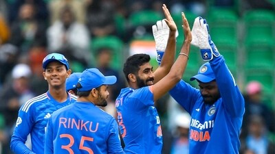 Bumrah took two wickets on his return (BCCI Twitter) Bumrah took two wickets on his return (BCCI Twitter)