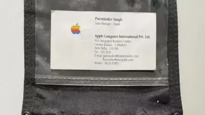 Ex-Google MD Parminder Singh shared this image from when he worked a sales manager at Apple. (Twitter/@parrysingh) Ex-Google MD Parminder Singh shared this image from when he worked a sales manager at Apple. (Twitter/@parrysingh)