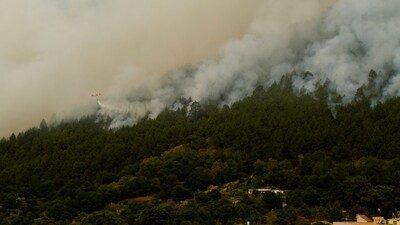 He said more evacuations had been necessary because of the "danger and proximity of the fire", adding that so far authorities "have avoided any human loss... and that is our main objective".&nbsp; (REUTERS)