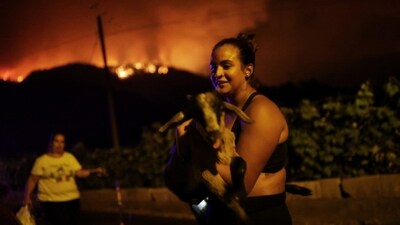 "The weather has changed and we have had to evacuate towns in the north of Tenerife, specifically five areas," Manuel Miranda, regional councillor for Territorial Policy, Territorial Cohesion and Water, told reporters on Saturday.&nbsp; (REUTERS)