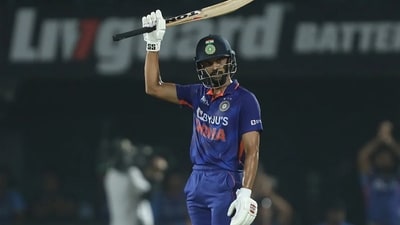 Ruturaj Gaikwad in action for Team India (BCCI) Ruturaj Gaikwad in action for Team India (BCCI)