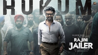 Jailer box office: Rajinikanth in a poster of the film. Jailer box office: Rajinikanth in a poster of the film.