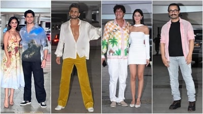Aamir Khan, Ranveer Singh, Kiara Advani, Sidharth Malhotra, Karan Johar, Navya Nanda, Ananya Panday and other celebs arrived at Ritesh Sidhwani's Birthday party. (VarinderChawla ) Aamir Khan, Ranveer Singh, Kiara Advani, Sidharth Malhotra, Karan Johar, Navya Nanda, Ananya Panday and other celebs arrived at Ritesh Sidhwani's Birthday party. (VarinderChawla )