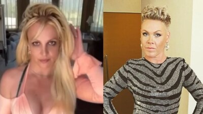Pink has extended her support to Britney Spears (britneyspears/Instagram, pink/Instagram) Pink has extended her support to Britney Spears (britneyspears/Instagram, pink/Instagram)