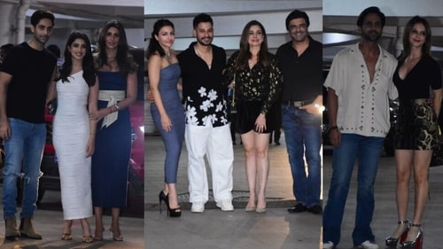 Agastya Nanda, Navya Nanda, Shweta Bachchan, Soha Ali Khan, Kunal Kemmu, Sussanne Khan, and Aly Goni were present at the bash. Agastya Nanda, Navya Nanda, Shweta Bachchan, Soha Ali Khan, Kunal Kemmu, Sussanne Khan, and Aly Goni were present at the bash.
