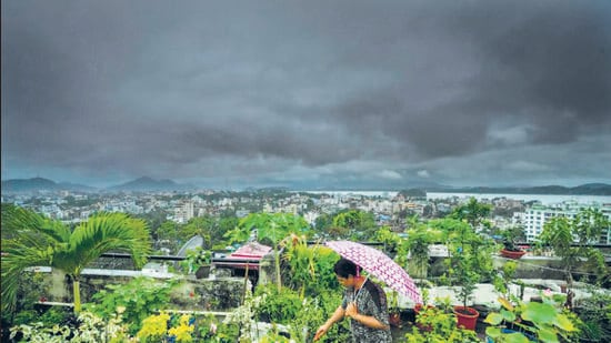 Rainfall has been declining in Manipur for the past 10 years. The strife-torn northeastern state is facing a large rainfall deficiency of 48% since June 1 this year. (AP)
