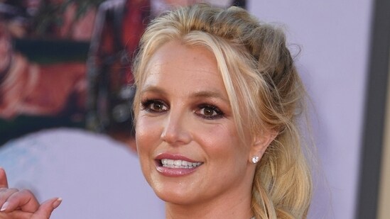 Britney Spears arrives for the premiere of Sony Pictures' "Once Upon a Time... in Hollywood" at the TCL Chinese Theatre in Hollywood, California on July 22, 2019 (Photo by VALERIE MACON / AFP) (AFP)