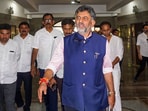 Karnataka deputy CM DK Shivakumar. Karnataka deputy CM DK Shivakumar.