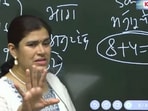 Screengrab of the viral video of another tutor from ICS coaching centre appealing students to vote for educated leaders. Screengrab of the viral video of another tutor from ICS coaching centre appealing students to vote for educated leaders.
